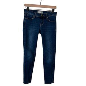 Free People Dark Blue Skinny Jeans